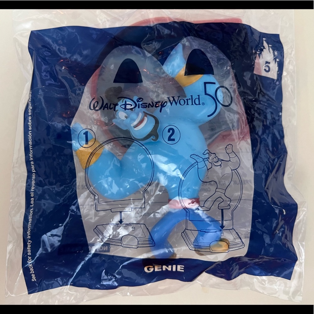 Walt Disney World 50th Genie Happy Meal toy